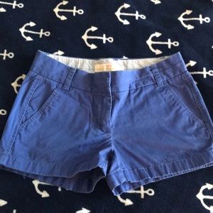J Crew Chino Shorts Royal Blue 2 3” Inseam